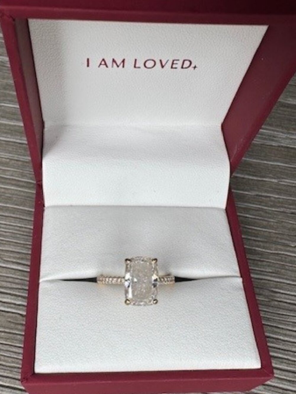 3.06 Carat Lab-grown Diamond Engagement Ring